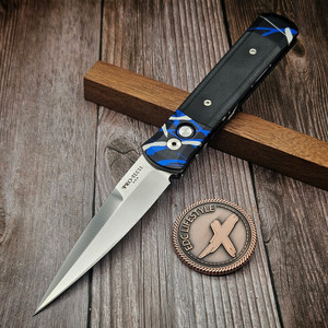 Pro-Tech 917 Blue/White Splash Godfather - Preowned