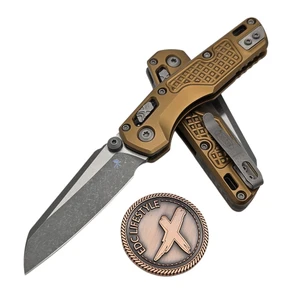 Microtech MSI Ram- Lok Mini Tan Aluminum Frag 3.10" S/E Apocalyptic 210M-10APFRTA By Edc Lifestyle