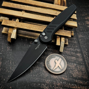 Pro-Tech Peace Neighbor Avalon Button Lock 4.25 DLC Drop Point PN1103