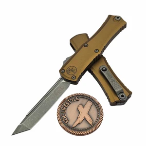Microtech Hera II Mini Tan 2.90" T/E Apocalyptic 1704M-10APTA By Edc Lifestyle