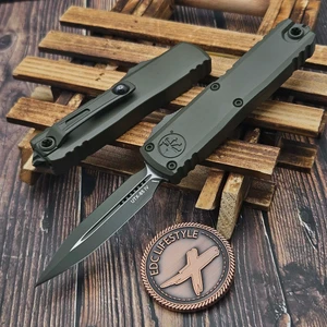 Microtech UTX-85 Gen IV Cerakote OD Green D/E 3.10" M390MK 12324-1COD