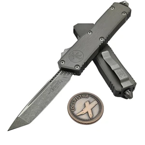 Microtech Natural Clear Executive Scarab II T/E Gen III Apocalyptic 1177-10APNC