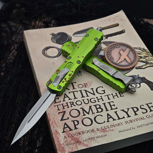 Microtech 225-10Z Zombie Dirac Double Edge Stonewash Standard