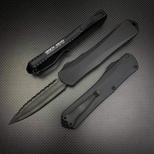 Heretic Knives Manticore X EDC Lifestyle Exclusive Double Edge Full Serrated DLC