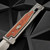 Orange Micarta Titanium Bead Blast Handle