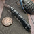 Microtech Amphibian Ram-Lok Black Fluted G-10 Stonewash Standard 137RL-10FLGTBK - Grenade Factory Second S4