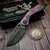 Keanison Knives Bull Terrier Titanium Handle 3.3" S35VN #163