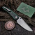Sharknivco Waka V4.9 Green Camoquartz Liner Lock RWL34 Hand Satin Blade