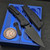 Chaves Knives Blue Label Black Knurled Scapegoat 229 3.81" Spear Point PVD Black Ti HW