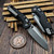 Microtech MSI Ram-Lok Mini Black Aluminum Fluted 3.10" S/E Apocalyptic 210M-10APFL