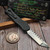 Heretic Custom Knives Prototype  Hydra T/E Copper Button Safety & Charging Bar, Carbon Fiber Plate S/N 008 - Preowned