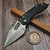 Microtech Stitch Auto Black Stonewash 169-10 S/N 4236 - Preowned