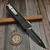 Microtech Combat Troodon Black D/E Double Full Serrated 142-D3 S/N 25758 - Preowned