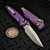 MICROTECH SOCOM RAM-LOK SPEAR POINT STONEWASH PURPLE HAZE FRAG TITANIUM W/ PURPLE ACCENT 160RL-10FRSMS6