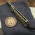 Chris Reeve Knives CRK Large Sebenza 31 Magnacut Drop Point Natural Canvas Micarta Inlay L31-1660 Glass Blasted - Preowned S2
