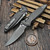 Microtech Socom Ram-Lok Natural Clear Aluminum Frag 4.00" S/E Apocalyptic 160RL-10APFRNC