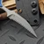 Microtech/Bastinelli Bee 218-12APMS3 Bee Apocalyptic Full Serrated Push Dagger Antique Blue Ti Scales & HW