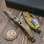Microtech M-Stitch Ram-Lok Manual Tan 3.0" S/E Stonewash 169MRL-10TA
