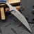 Microtech/Bastinelli Bee Apocalyptic Push Dagger W/ Antique Blue Ti Scales & Blue Ti HW 218-10APMS3
