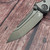 Microtech Socom Bravo Carbon Fiber Scales W/ DLC Titanium Bolster T/E DLC - Preowned 261-1DLCTCFTI-PO