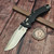 Microtech Amphibian Ram-Lok Fluted Black G-10 S/E Stonewash - Preowned 137RL-10FLGTBK-PO-JH by EDC Lifestyle
