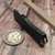 Microtech Hera II Black Aluminum D/E Stonewash 1702-10 - Preowned