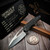 Marfione Custom Sigil DLC Titanium W/ Blue Ti Hardware S/E Hand Rubbed Satin - Preowned S/N 029 MCK-S-PO-029 by EDC Lifestyle