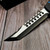 Marfione Custom Halo VI - Hellhound Tanto Two-Tone DLC Black Aluminum W/ DLC Accents Blue Ti Hardware S/N 005 - Preowned