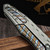 Marfione Custom Sigil 6AL-4V Titanium Damascus Plate W/ Fire Colored Hardware S/E Mirror Polish - Preowned