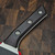 MICROTECH KNIVES 10" M390 BUTCHER KNIFE STONEWASH BLACK CHERRY G-10 3800-10BC