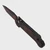 Microtech LUDT Gen III Smooth Handle Topographic Black/Orange Camo T/E 3.5" 1136S-1TPBKORCS