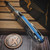 Marfione Custom/Sean Marfione Abalone Warhound Mirror Polish Blue Ti HW