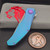 Holt Bladeworks Renegade 300 Pinstripes Crystal Ti Collars, Timascus Clip and Spacer