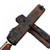 Microtech UTX-85 Gen IV Topographic Black/Orange Camo S/E 12314-1TPBKORCS