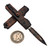 Microtech UTX-85 Gen IV Topographic Black/Orange Camo D/E Full Serrated 12324-3TPBKORCS