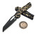 Microtech MSI Ram-Lok Clawburst Camo Tri-Grip Polymer 3.85" S/E Full Serrated Black 210T-3PMCWC-Z4 By EDC Lifestyle