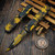 Microtech Dirac Delta Gold Camo 3.75" D/E 227-1GCS-Z4 by EDC Lifestyle