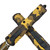 Microtech Dirac Delta Gold Camo 3.75" D/E 227-1GCS-Z4