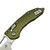 Microtech M-Stitch Ram-Lok Manual OD Green Stonewash 3.0" S/E 169MRL-10OD