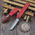 Microtech UTX-70 Gen IV Red 2.5" T/E Stonewash 11494-10RD by EDC Lifestyle