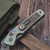 Serge Knives Rook Bird Menuki Skull and Crossbones - Preowned