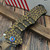 Medford Knives Praetorian Ti Bead Blasted Brush Bronzed Peaks-N-Valleys S45VN T/E Vulcan - Preowned