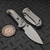 Microtech LUDT Ram-Lok Grooved Titanium 3.40" Stonewash M390MK Blue Ti Accent Marfione Select 1135RLG-10MS2 By Edc Lifestyle