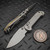 Microtech LUDT Ram-Lok Grooved Titanium 3.40" Clip Point Stonewash M390MK Bronze Ti Accent Marfione Select 1135RLG-10MS1 By Edc Lifestyle