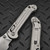 Microtech LUDT Ram-Lok Manual Grooved Titanium 3.4" Clip Point Stonewash M390MK Bronze Ti Accent Marfione Select 1135RLG-10MS1