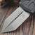 Microtech Exocet II Black 2.31" Spartan Stonewash OTF Money Clip 1155-10