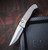 Pro-Tech 2026 Brend Classic Custom 001 17-4 Textured Steel Mike Irie 3.35" Satin 154CM Black Lip Pearl Blue Ti Clip