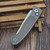 Pro-Tech 2026 Brend Classic Custom 001 17-4 Textured Steel Mike Irie 3.35" Satin 154CM Black Lip Pearl Blue Ti Clip