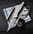 Pro-Tech 2026 Custom 005 Peace Neighbor Avalon 17-4 Steel 4.25" Chad Nichols Boomerang Damascus Black Lip Pearl Button Satin HW Polished Clip
