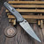Pro-Tech 2026 Custom 004 Grey Avalon Mike Irie 4.25" Mirror Polished 154CM Compound Grind White Pearl Button Satin HW Polished Clip